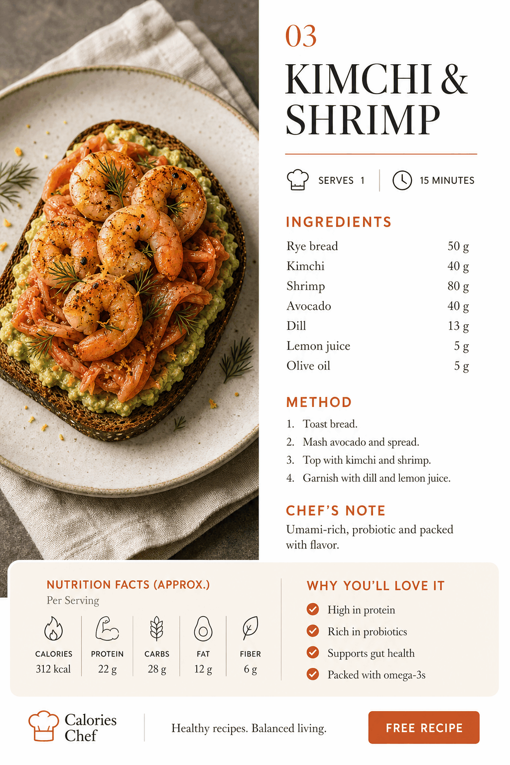 Kimchi & Shrimp Toast