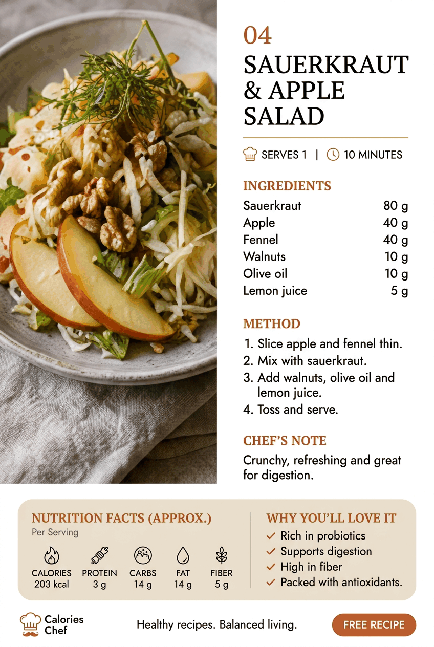 Sauerkraut & Apple Salad