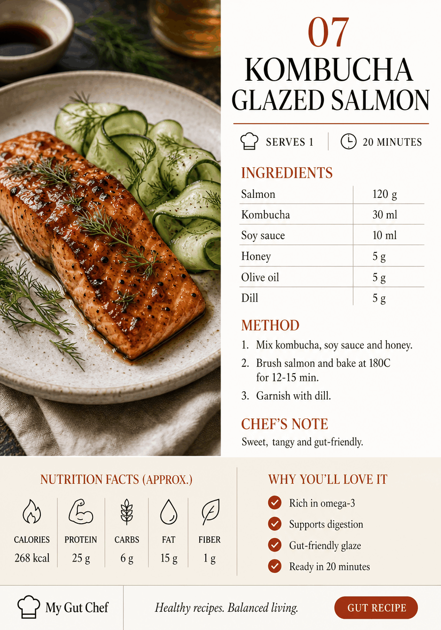 Kombucha-Glazed Salmon