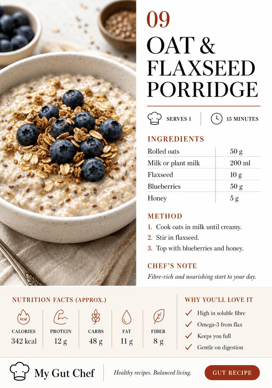 Oat & Flaxseed Porridge