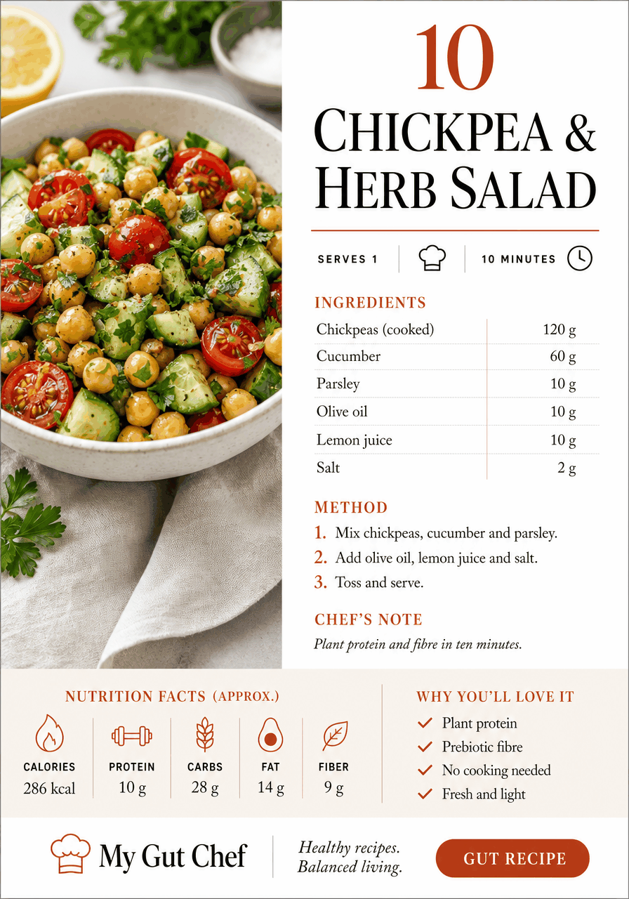 Chickpea & Herb Salad