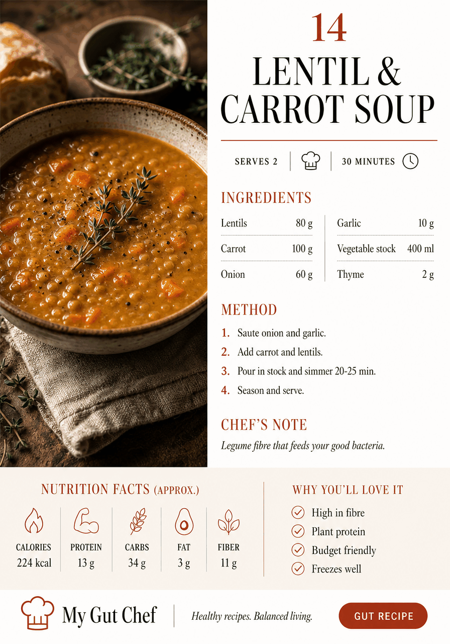 Lentil & Carrot Soup