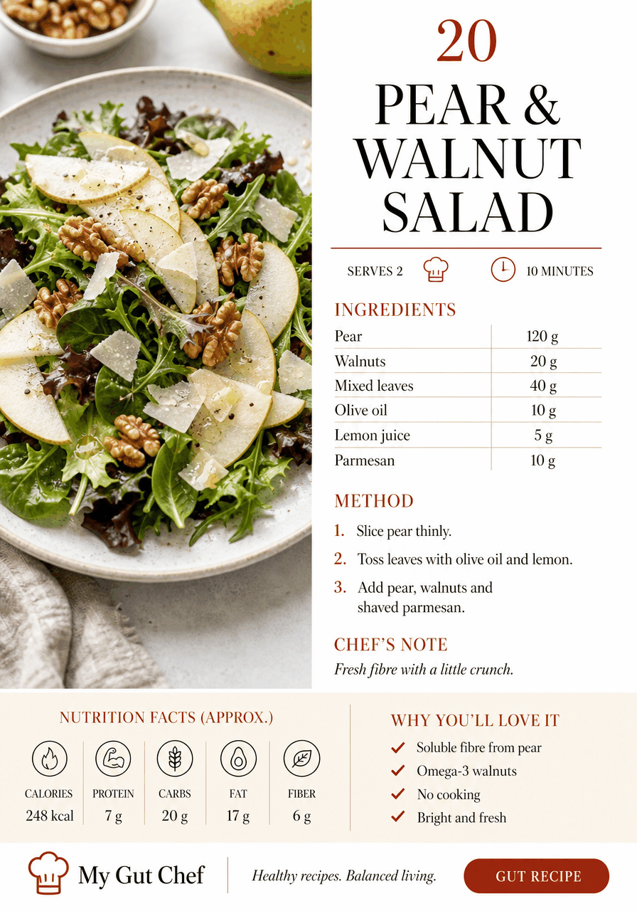 Pear & Walnut Salad
